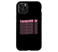 Carcasa para iPhone 11 Pro Sagitario AF Retro Vintage Style Capricornio Signo del Zodiaco