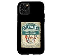 Carcasa para iPhone 11 Pro Saltwater Doctor Crab Ocean Vintage Design