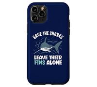 Carcasa para iPhone 11 Pro Salva a los Tiburones Deja Sus Aletas Solas Detener el aleteo de tiburón