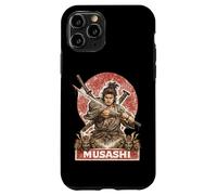 Carcasa para iPhone 11 Pro Samurai Warrior Musashi, Luchador de Espadas japonés