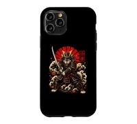 Carcasa para iPhone 11 Pro Samurai Wolf Guerrero Japonés Katana Art