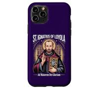 Carcasa para iPhone 11 Pro San Ignacio Loyola Ad Maiorem Dei Gloriam Jesuita católico