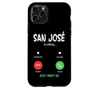 Carcasa para iPhone 11 Pro San José está Llamando y Debo IR a Costa Rica de Viaje