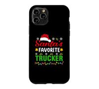 Carcasa para iPhone 11 Pro Santa's Favorite Trucker Funny Christmas Trucker Xmas