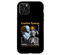 Carcasa para iPhone 11 Pro Sci Fi Creative Synergy AI Humanos innovando Juntos