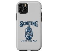 Carcasa para iPhone 11 Pro Scouting Lights The Way Linterna al Aire Libre Vintage Cub Scouts