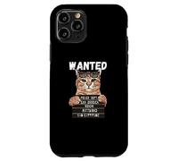 Carcasa para iPhone 11 Pro Se Busca a Kitty. Bad for Bad Cattitude, Amante de los Gatos San Valentín