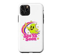 Carcasa para iPhone 11 Pro See Ya Soon Moon Cute Spooky Halloween Stars Kawaii