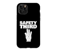 Carcasa para iPhone 11 Pro Seguridad Tercer Dedo perdido Divertido Seguridad Tercero