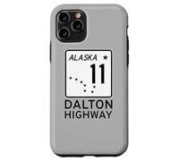 Carcasa para iPhone 11 Pro Señal de Carretera de Alaska, Ruta 11, de Dalton Highway