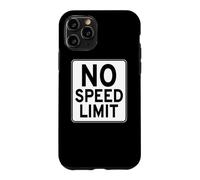Carcasa para iPhone 11 Pro Señal de Carretera sin límite de Velocidad