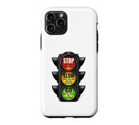 Carcasa para iPhone 11 Pro Señal de tráfico Cristiana Stop Slow Go Palabra de Dios Fe