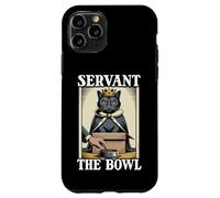 Carcasa para iPhone 11 Pro Servant The Bowl Cat In Box - Cuenco de Comida con diseño de Gato Divertido