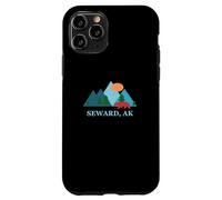 Carcasa para iPhone 11 Pro Seward Alaska AK Vacation Vintage Logo