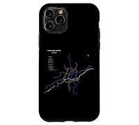 Carcasa para iPhone 11 Pro Shenyang China Train Line Railway - Souvenir Route Map