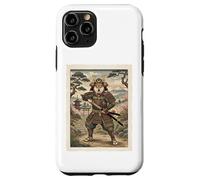 Carcasa para iPhone 11 Pro Shiba Inu Samurai Ukiyo-e Arte Japonés