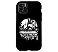 Carcasa para iPhone 11 Pro Shinkansen Japón Vintage Bullet Train & Fuji Kanji Souvenir