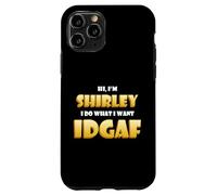 Carcasa para iPhone 11 Pro Shirley Joke Idgaf Meme Cute Halloween Costume For Shirleys