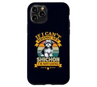 Carcasa para iPhone 11 Pro Si no Puedo traer a mi Perro Shichon, no voy a ser Perro Retro