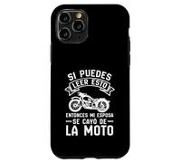 Carcasa para iPhone 11 Pro Si Puedes Leer Esto, mi Esposa se cayó de la Bicicleta