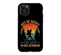 Carcasa para iPhone 11 Pro Sin Jefe Sin WI-FI Diseño Retro Senderismo Montaña