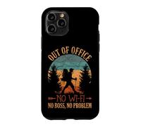 Carcasa para iPhone 11 Pro Sin Jefe Sin WI-FI Diseño Retro Senderismo Montaña