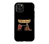 Carcasa para iPhone 11 Pro Sir Loin Solomillo REN Faire Caballero Juego de Palabras Medieval Meme