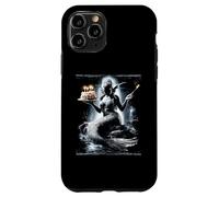 Carcasa para iPhone 11 Pro Sirena Agua NINFA Mar Océano Pastel Cumpleaños Fiesta Cumpleaños