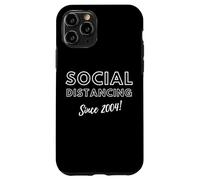 Carcasa para iPhone 11 Pro Social Distancing Since 2004 Funny 2000's Meme Birthday 2004