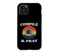 Carcasa para iPhone 11 Pro Software Developer Compile & Pray Retro Coder