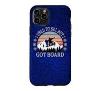 Carcasa para iPhone 11 Pro Solía Esquiar, Pero Tengo Tabla Snowboard Montaña