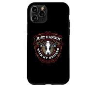 Carcasa para iPhone 11 Pro Solo Colgando con MIS HEIFERS Funny Cow Farm Friends Meme