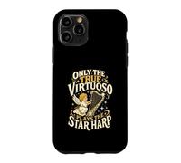 Carcasa para iPhone 11 Pro Solo el Verdadero Virtuoso Reproduce música Celestial de Arpa de Estrellas