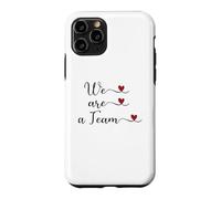 Carcasa para iPhone 11 Pro Somos un Equipo Lindo Regalo tipográfico Escrito a Mano