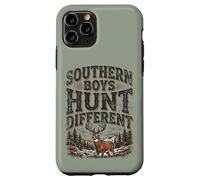 Carcasa para iPhone 11 Pro Southern Boys Hunt Different Vintage Hunting Whitetail