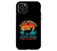 Carcasa para iPhone 11 Pro Souvenir Retro al Atardecer en el Parque Estatal Lake Norman de Carolina del Norte