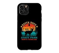Carcasa para iPhone 11 Pro Souvenir Retro al Atardecer en el Parque Estatal Raven Rock de Carolina del Norte