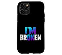 Carcasa para iPhone 11 Pro Soy Roto: Frase Emocional sobre Vulnerabilidad