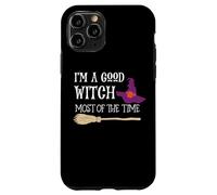Carcasa para iPhone 11 Pro Soy una Buena Bruja la Mayor Parte del Tiempo, Divertidas Brujas de Halloween