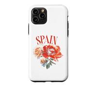 Carcasa para iPhone 11 Pro Spain Football Fan Floral Rose Soccer