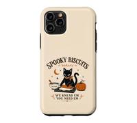 Carcasa para iPhone 11 Pro Spooky Biscuit Bakery Black Cat Hornear Humor Humor Estado de ánimo