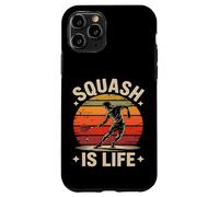 Carcasa para iPhone 11 Pro Squash Is Life - Jugador de Squash Vintage
