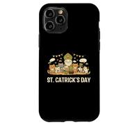 Carcasa para iPhone 11 Pro St Catricks Day Cat Design Funny Irish Cats Drinking in Pub