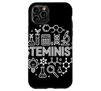Carcasa para iPhone 11 Pro Steminist Microscopio Molécula ADN Mujeres Ciencia Stem