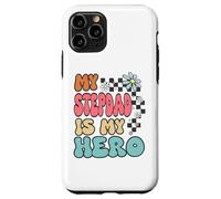 Carcasa para iPhone 11 Pro Stepdad Hero Cute Retro Floral Fathers Day Appreciation