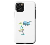 Carcasa para iPhone 11 Pro Stickman de lámina de ala