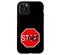 Carcasa para iPhone 11 Pro Stop Start Graffiti Design Statement Motivation Gym