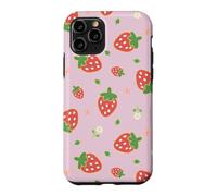 Carcasa para iPhone 11 Pro Strawberry Floral Garden Cottagecore Aesthetic