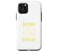 Carcasa para iPhone 11 Pro Sudoku Solve Me Puzzle Lógica Pensamiento Rompecabezas
