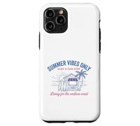 Carcasa para iPhone 11 Pro Summer Vibes Only Surf Sun Cove Beach Vacaciones